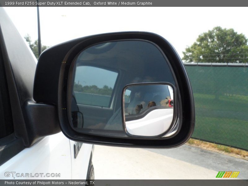 Oxford White / Medium Graphite 1999 Ford F250 Super Duty XLT Extended Cab