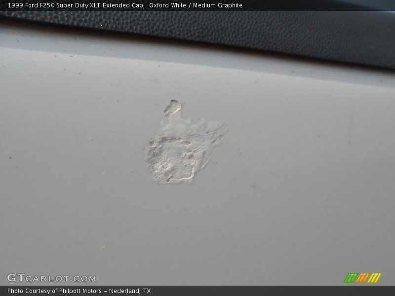 Oxford White / Medium Graphite 1999 Ford F250 Super Duty XLT Extended Cab