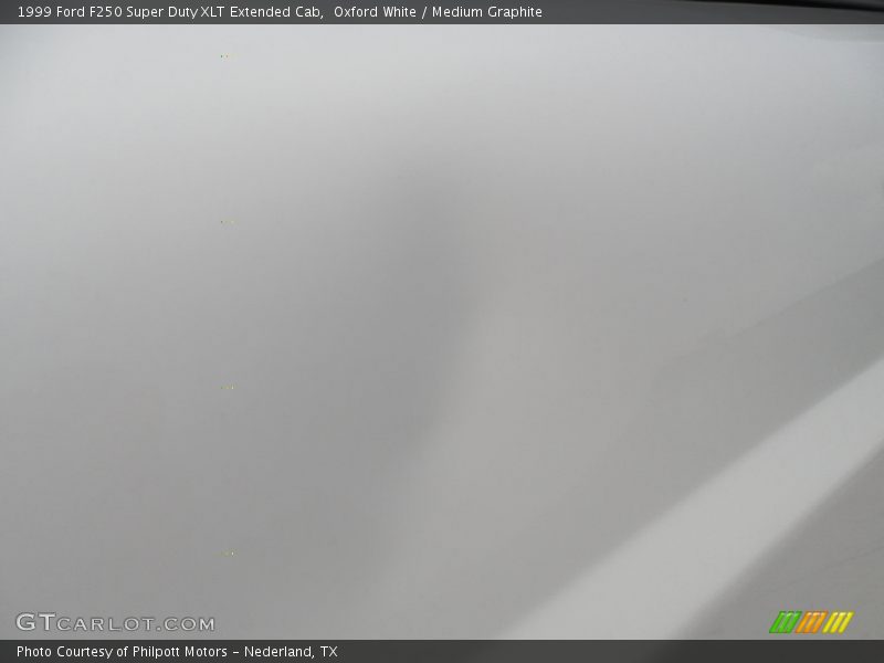 Oxford White / Medium Graphite 1999 Ford F250 Super Duty XLT Extended Cab