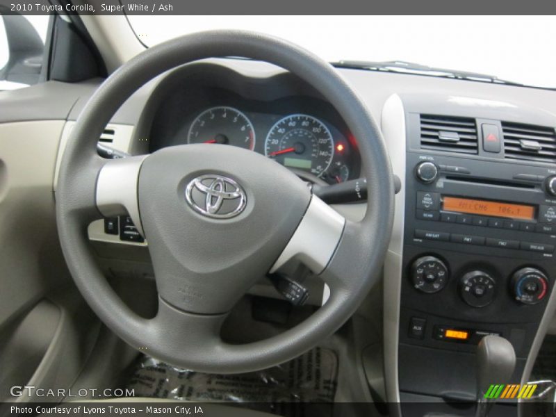 Super White / Ash 2010 Toyota Corolla
