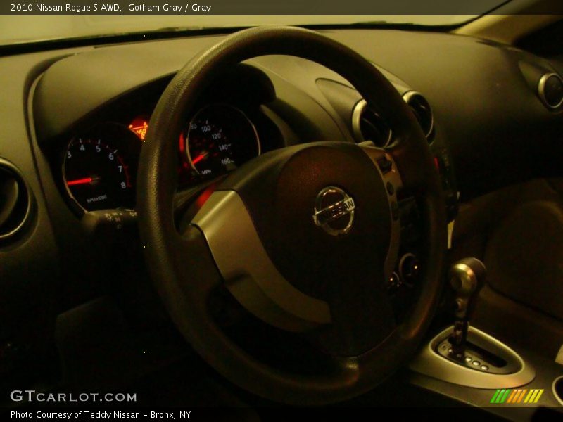 Gotham Gray / Gray 2010 Nissan Rogue S AWD