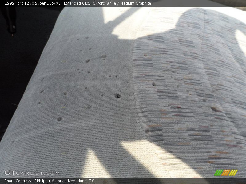 Oxford White / Medium Graphite 1999 Ford F250 Super Duty XLT Extended Cab
