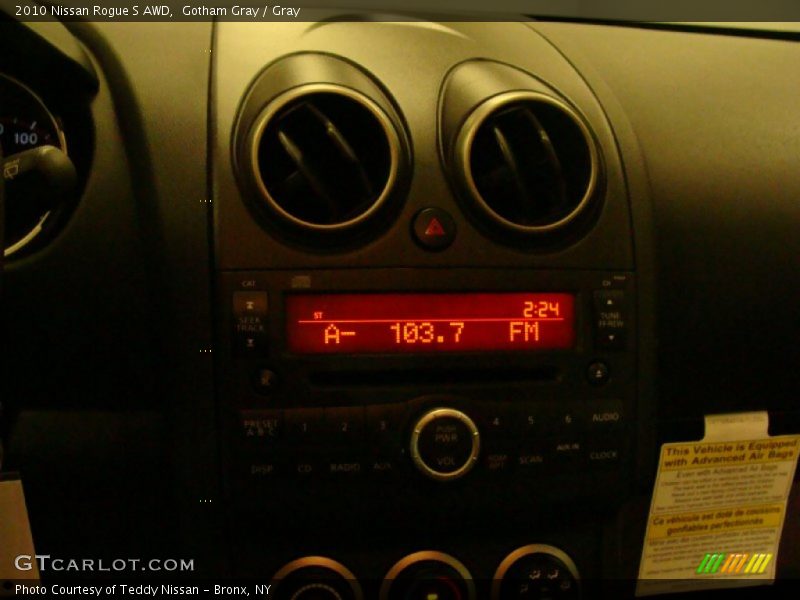Gotham Gray / Gray 2010 Nissan Rogue S AWD