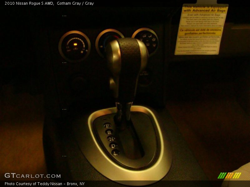 Gotham Gray / Gray 2010 Nissan Rogue S AWD