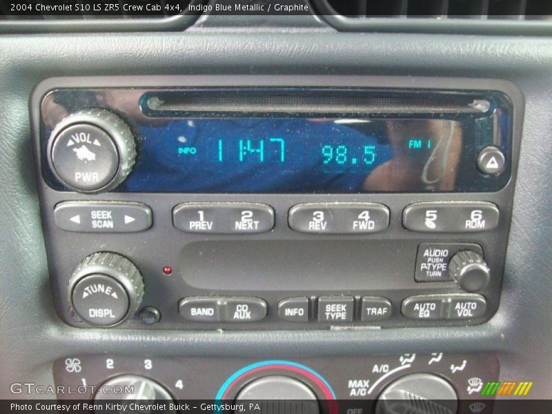 Controls of 2004 S10 LS ZR5 Crew Cab 4x4