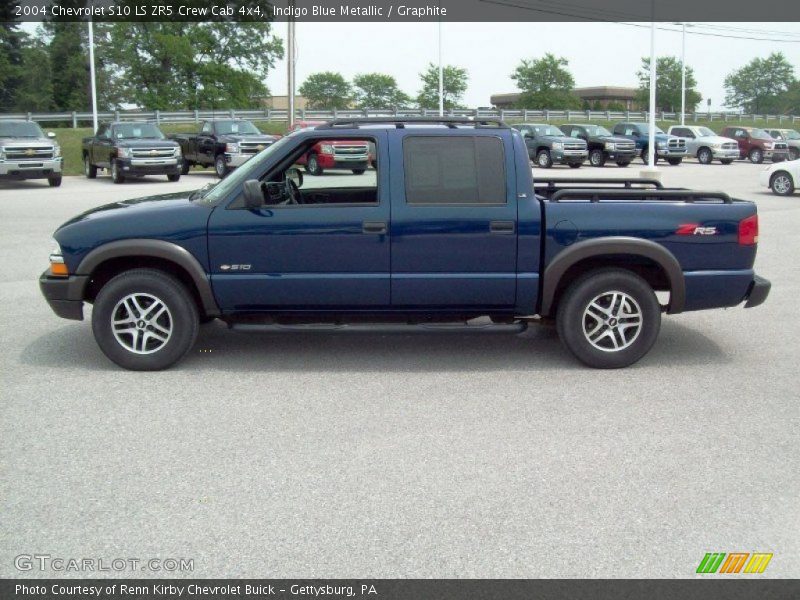  2004 S10 LS ZR5 Crew Cab 4x4 Indigo Blue Metallic