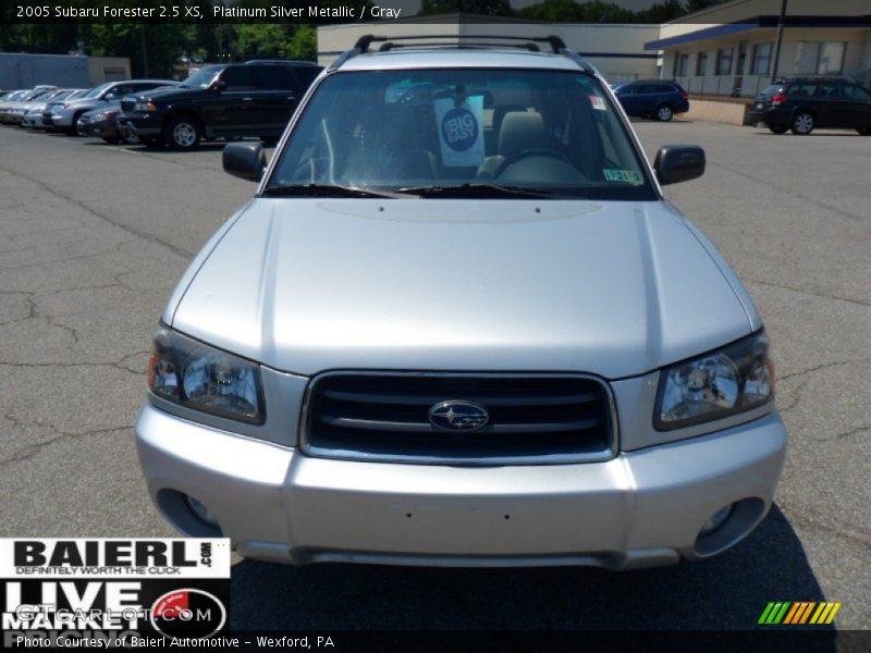 Platinum Silver Metallic / Gray 2005 Subaru Forester 2.5 XS