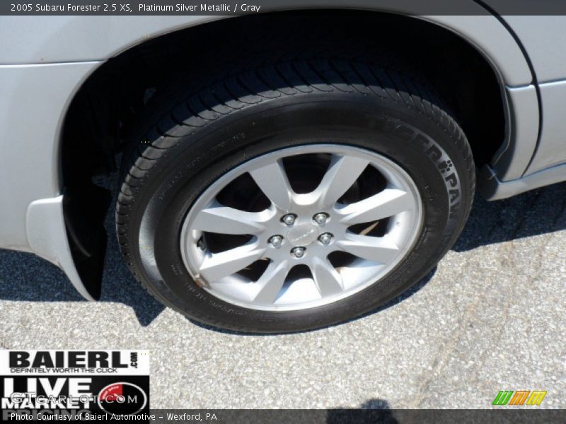 Platinum Silver Metallic / Gray 2005 Subaru Forester 2.5 XS