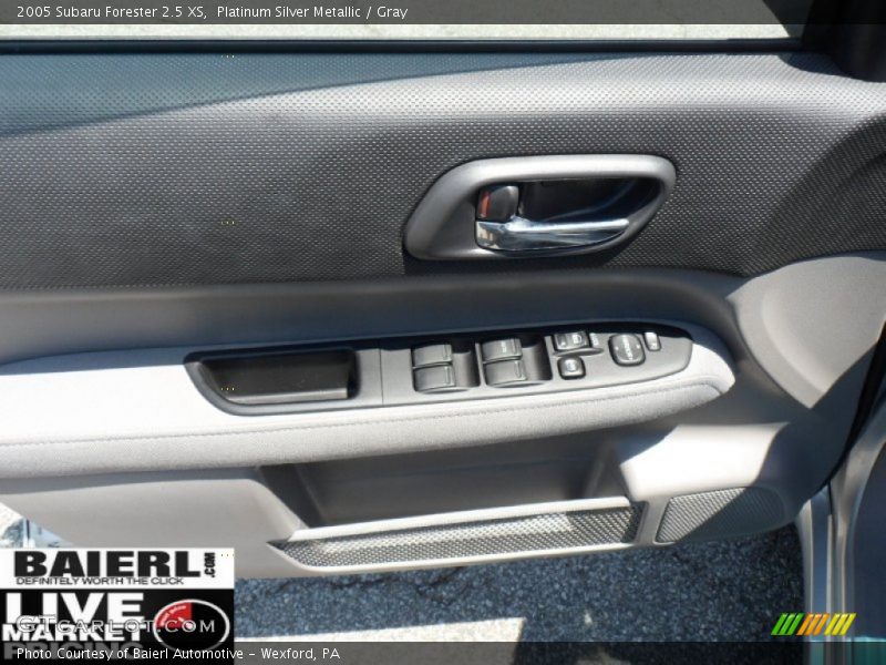 Platinum Silver Metallic / Gray 2005 Subaru Forester 2.5 XS