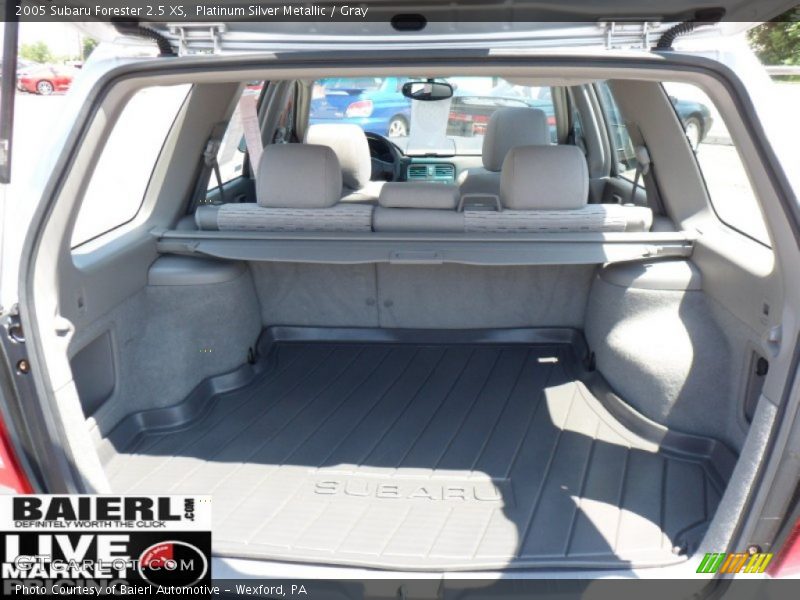 Platinum Silver Metallic / Gray 2005 Subaru Forester 2.5 XS