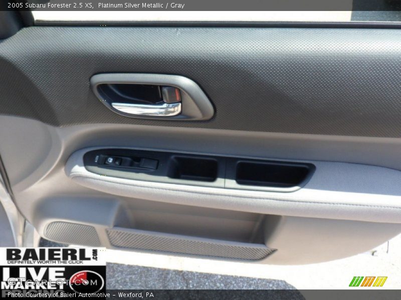 Platinum Silver Metallic / Gray 2005 Subaru Forester 2.5 XS