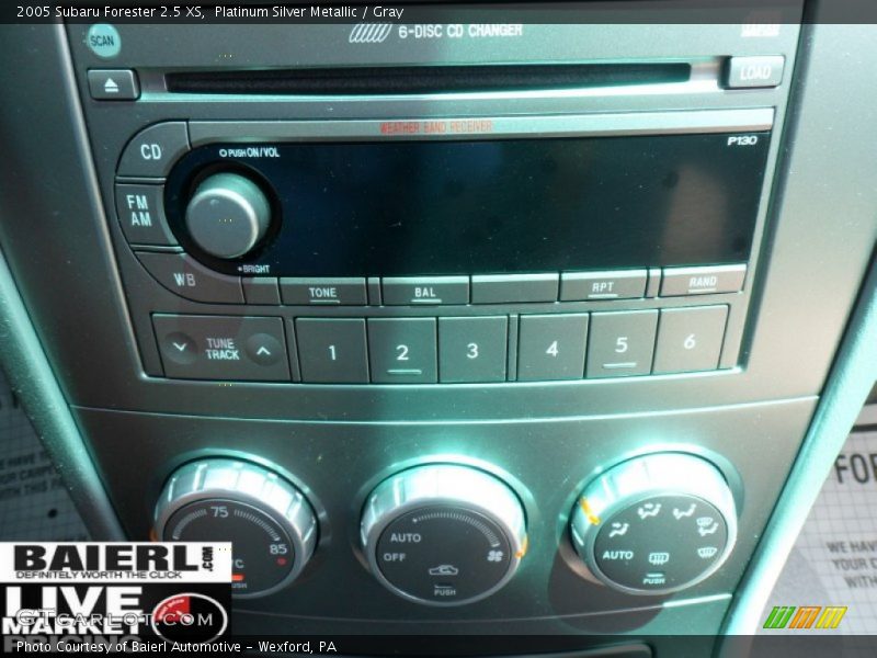 Platinum Silver Metallic / Gray 2005 Subaru Forester 2.5 XS