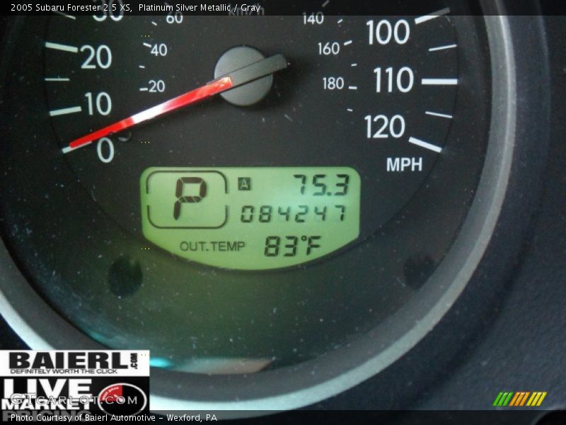 Platinum Silver Metallic / Gray 2005 Subaru Forester 2.5 XS
