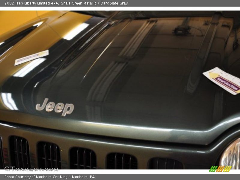 Shale Green Metallic / Dark Slate Gray 2002 Jeep Liberty Limited 4x4