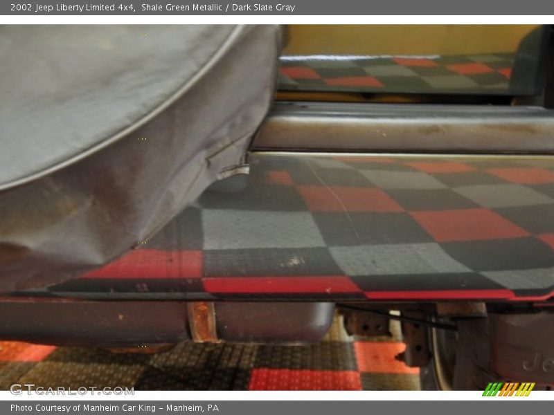Shale Green Metallic / Dark Slate Gray 2002 Jeep Liberty Limited 4x4