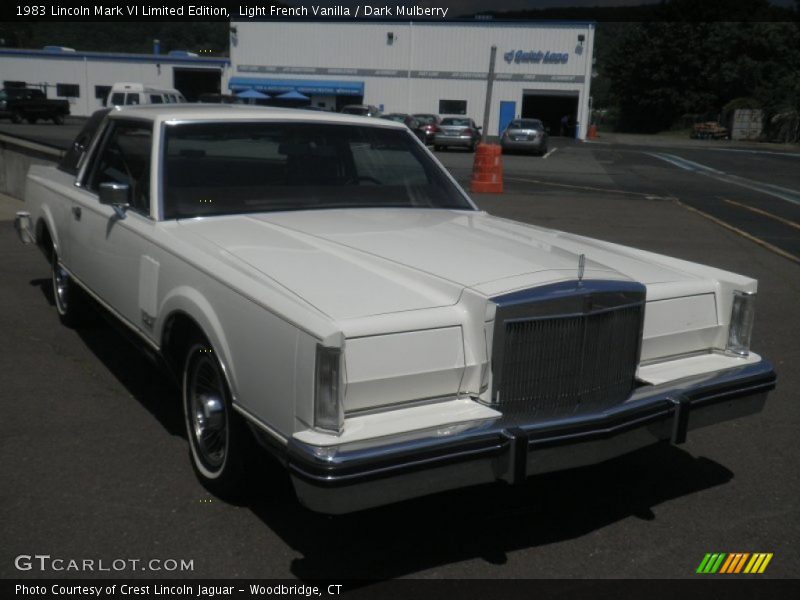 Light French Vanilla / Dark Mulberry 1983 Lincoln Mark VI Limited Edition