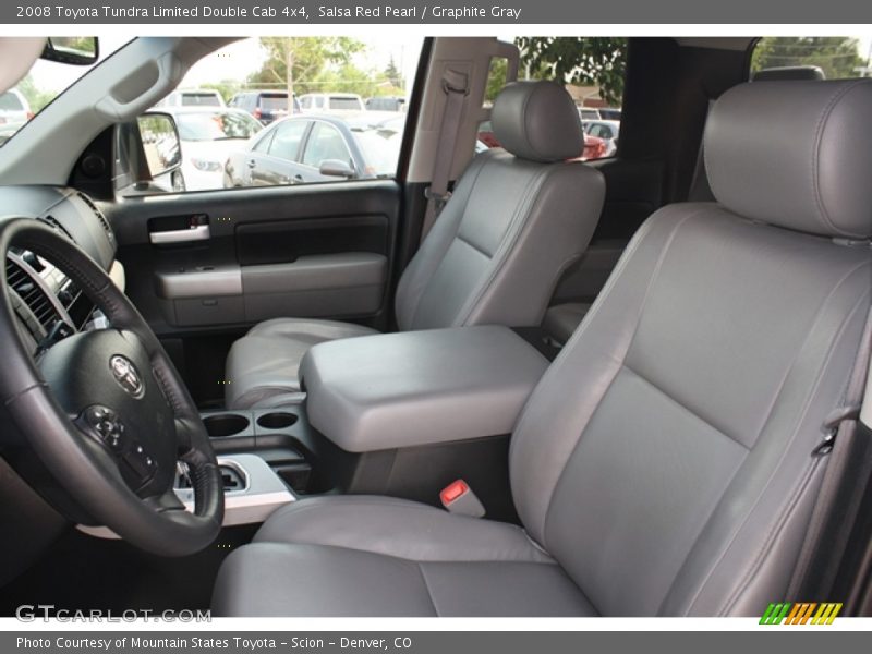 Salsa Red Pearl / Graphite Gray 2008 Toyota Tundra Limited Double Cab 4x4