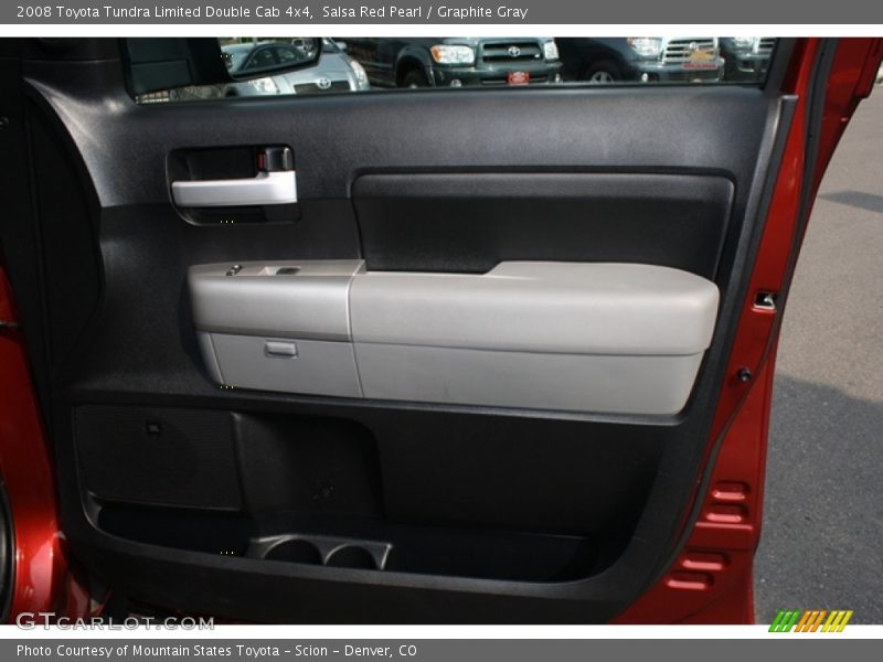 Salsa Red Pearl / Graphite Gray 2008 Toyota Tundra Limited Double Cab 4x4