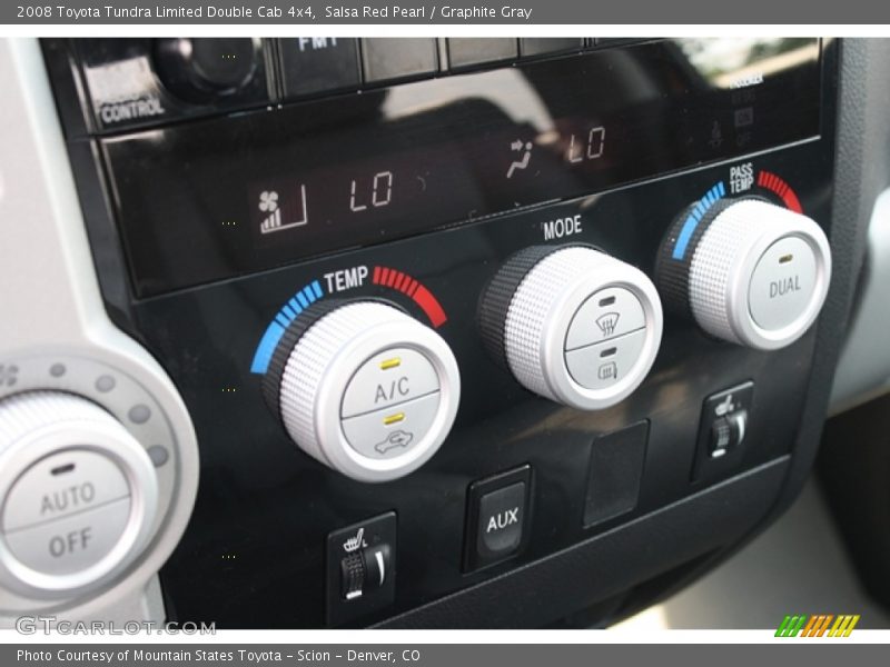 Salsa Red Pearl / Graphite Gray 2008 Toyota Tundra Limited Double Cab 4x4