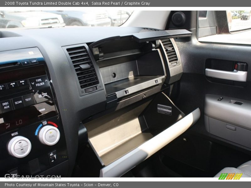 Salsa Red Pearl / Graphite Gray 2008 Toyota Tundra Limited Double Cab 4x4