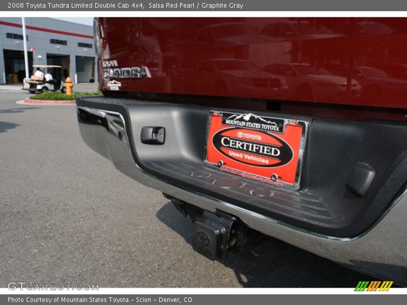 Salsa Red Pearl / Graphite Gray 2008 Toyota Tundra Limited Double Cab 4x4