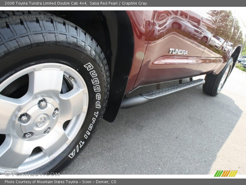 Salsa Red Pearl / Graphite Gray 2008 Toyota Tundra Limited Double Cab 4x4