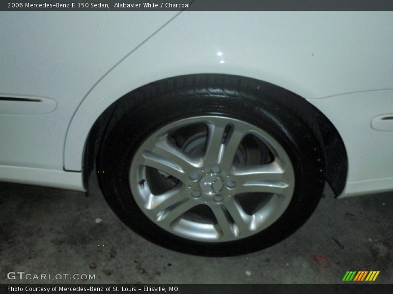 Alabaster White / Charcoal 2006 Mercedes-Benz E 350 Sedan