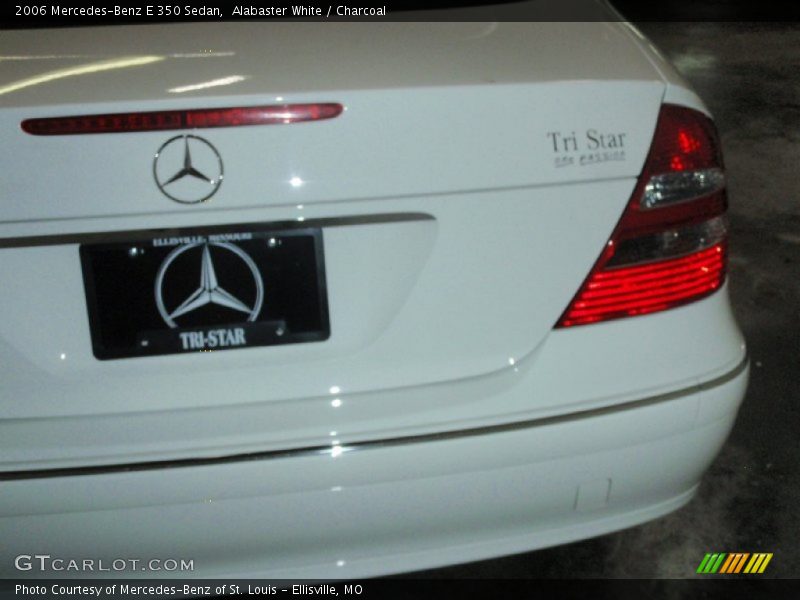 Alabaster White / Charcoal 2006 Mercedes-Benz E 350 Sedan