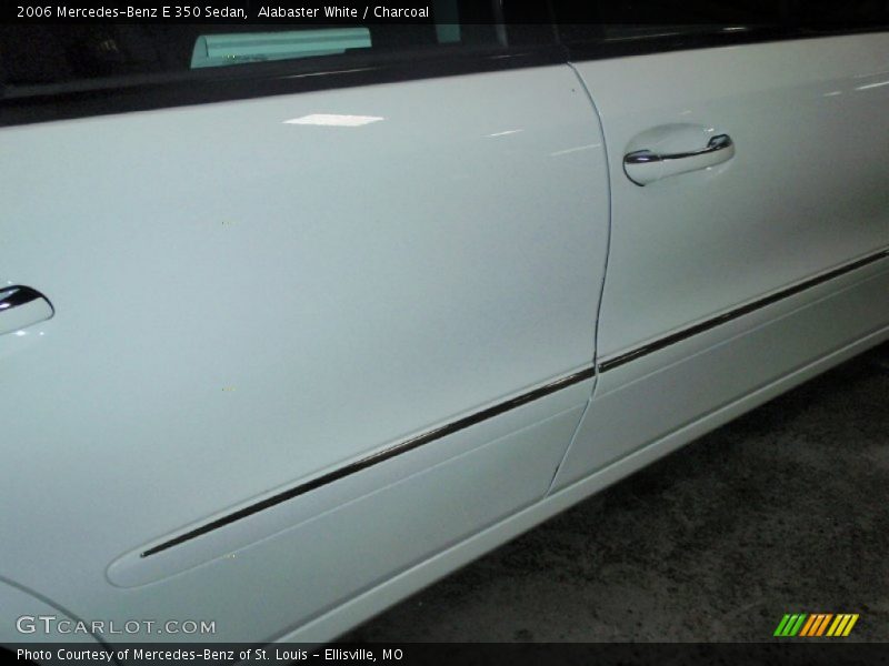 Alabaster White / Charcoal 2006 Mercedes-Benz E 350 Sedan