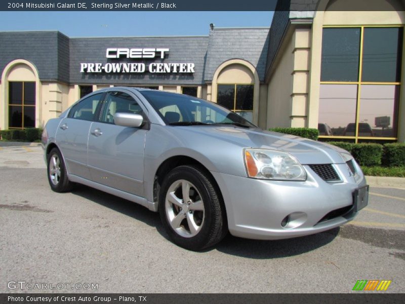 Sterling Silver Metallic / Black 2004 Mitsubishi Galant DE