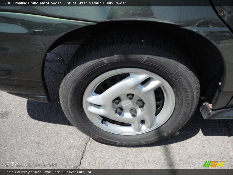 Spruce Green Metallic / Dark Pewter 2000 Pontiac Grand Am SE Sedan