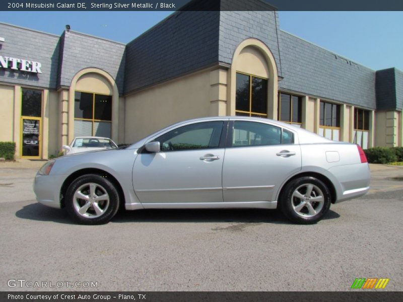 Sterling Silver Metallic / Black 2004 Mitsubishi Galant DE