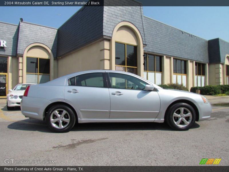 Sterling Silver Metallic / Black 2004 Mitsubishi Galant DE