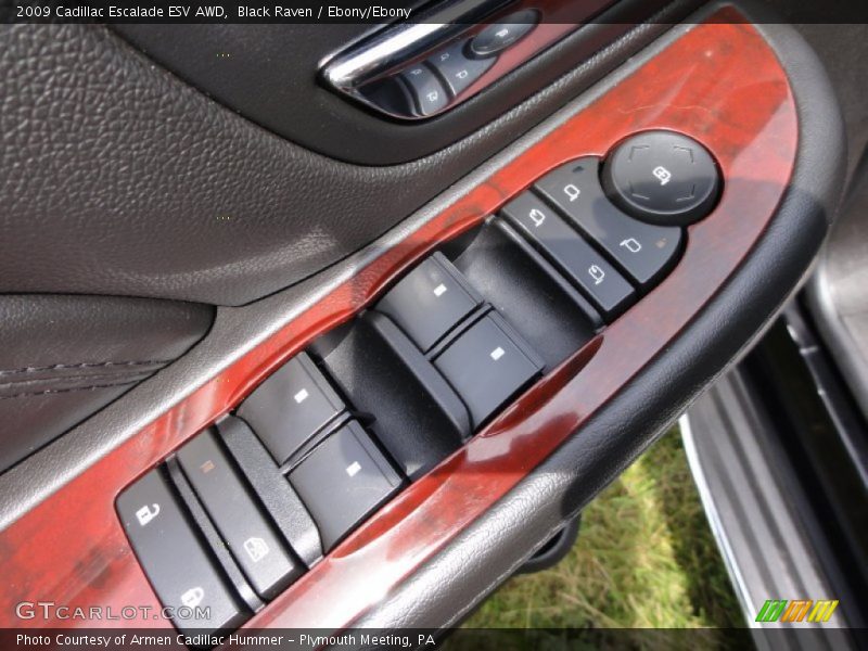 Black Raven / Ebony/Ebony 2009 Cadillac Escalade ESV AWD