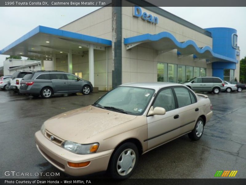 Cashmere Beige Metallic / Tan 1996 Toyota Corolla DX
