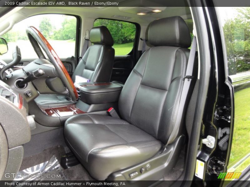 Black Raven / Ebony/Ebony 2009 Cadillac Escalade ESV AWD