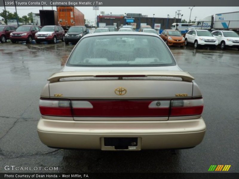 Cashmere Beige Metallic / Tan 1996 Toyota Corolla DX