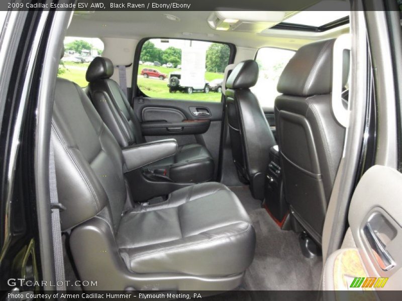 Black Raven / Ebony/Ebony 2009 Cadillac Escalade ESV AWD