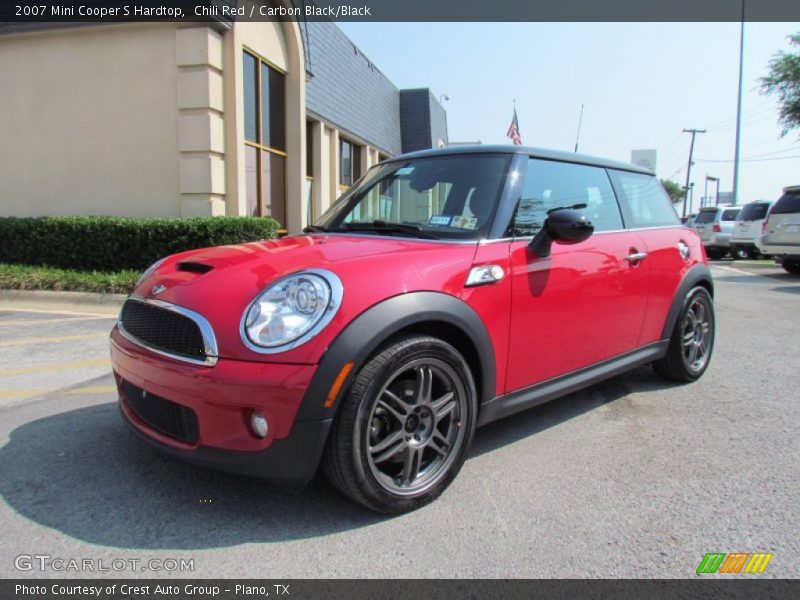 Chili Red / Carbon Black/Black 2007 Mini Cooper S Hardtop