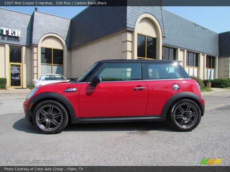 Chili Red / Carbon Black/Black 2007 Mini Cooper S Hardtop