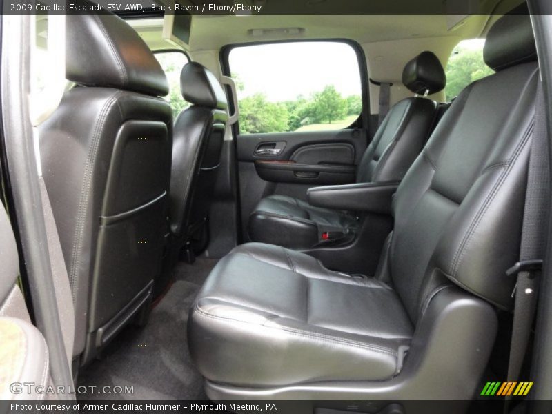 Black Raven / Ebony/Ebony 2009 Cadillac Escalade ESV AWD