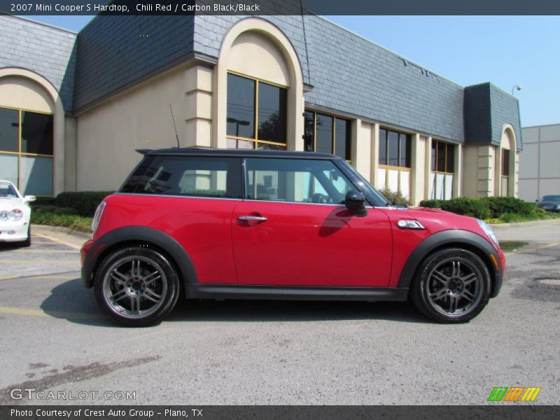 Chili Red / Carbon Black/Black 2007 Mini Cooper S Hardtop