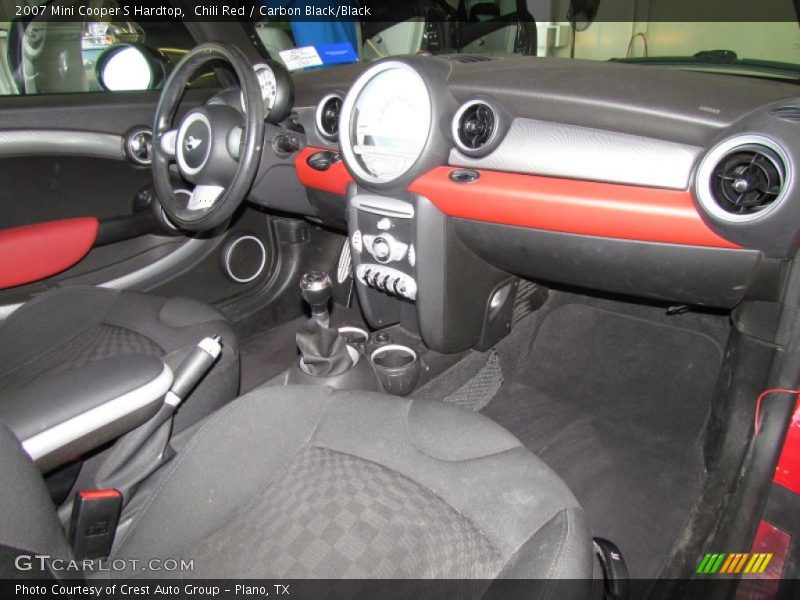 Chili Red / Carbon Black/Black 2007 Mini Cooper S Hardtop