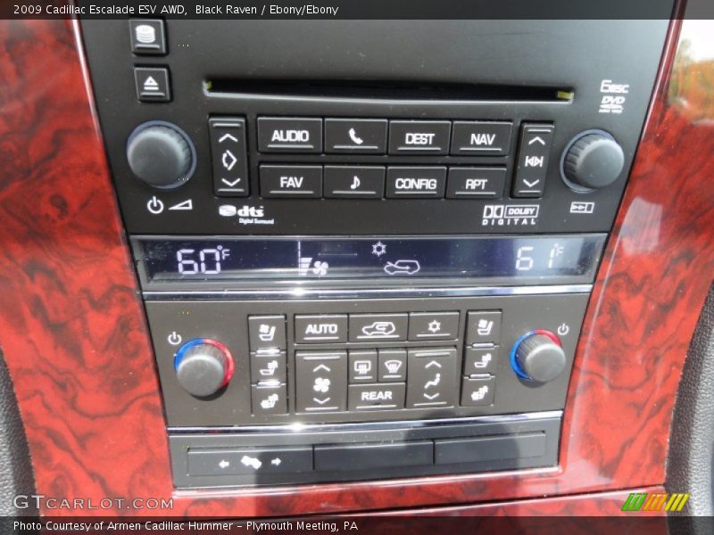 Black Raven / Ebony/Ebony 2009 Cadillac Escalade ESV AWD
