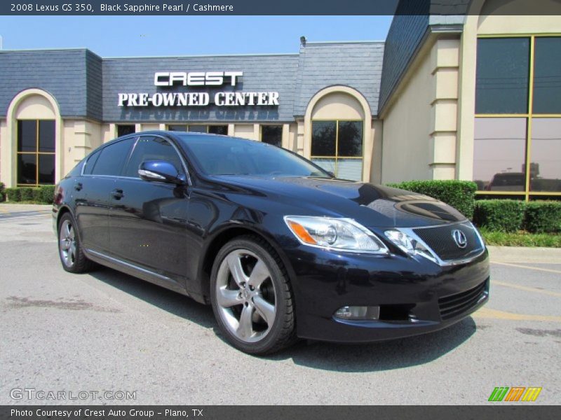 Black Sapphire Pearl / Cashmere 2008 Lexus GS 350