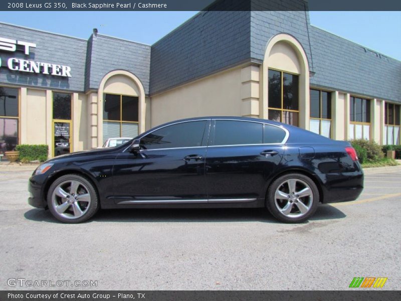 Black Sapphire Pearl / Cashmere 2008 Lexus GS 350