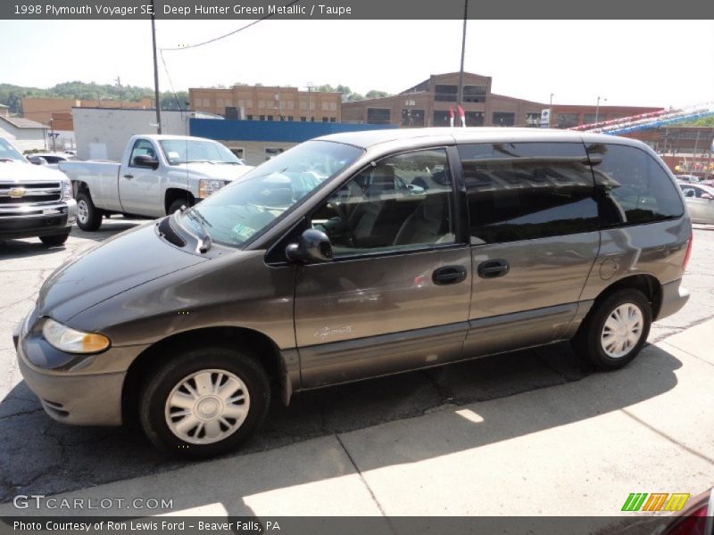 Deep Hunter Green Metallic / Taupe 1998 Plymouth Voyager SE