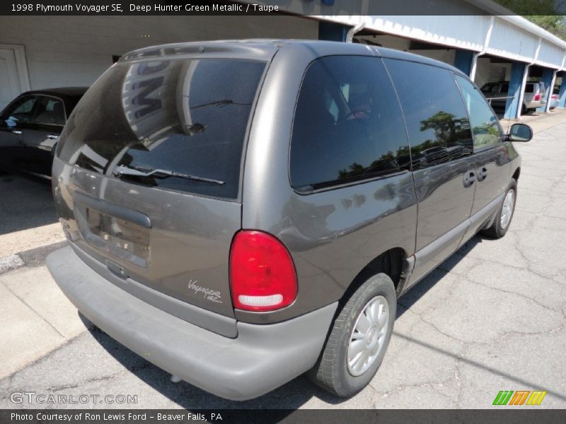 Deep Hunter Green Metallic / Taupe 1998 Plymouth Voyager SE