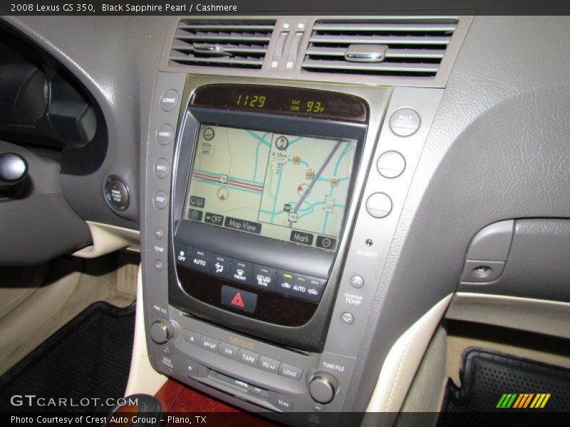 Black Sapphire Pearl / Cashmere 2008 Lexus GS 350