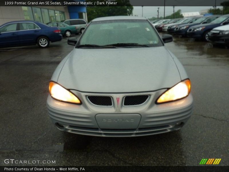 Silvermist Metallic / Dark Pewter 1999 Pontiac Grand Am SE Sedan